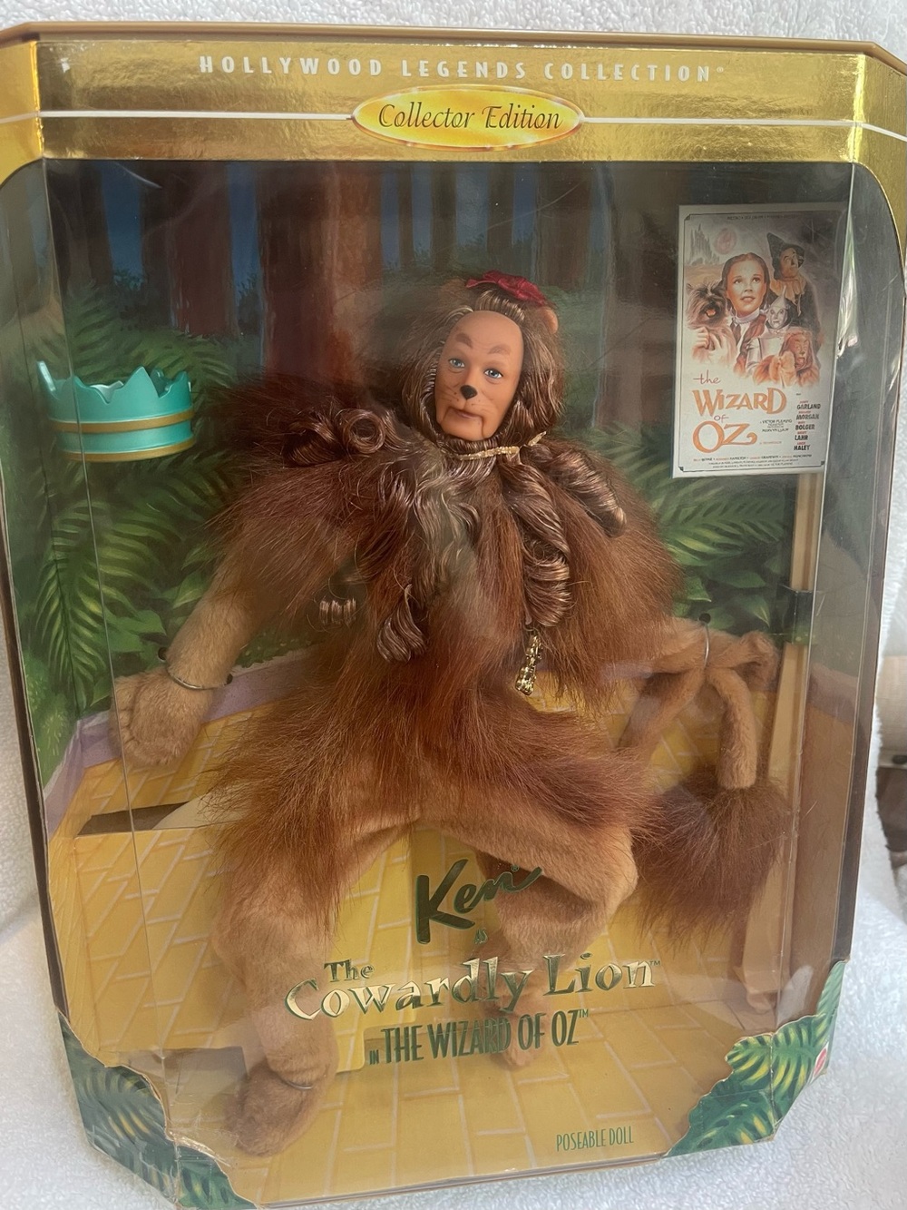Collector Edition Ken as the Cowardly Lion Doll -The Wizard of Oz